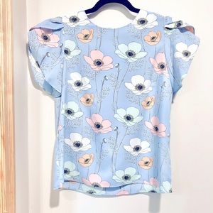 NWOT Floral Molly Bracken Blouse Size XS